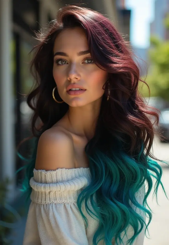 26 Haircut and Color Combos That Are Trending - 3. Bold Balayage with a Twist