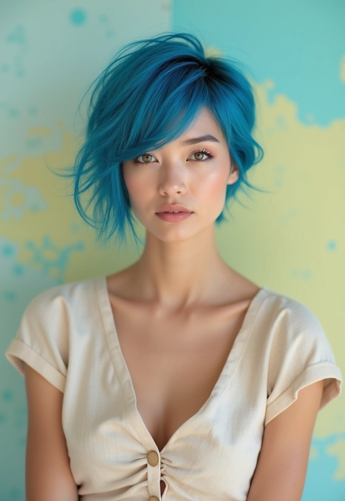 26 Haircut and Color Combos That Are Trending - 5. The Modern Pixie with Plant-Based Color