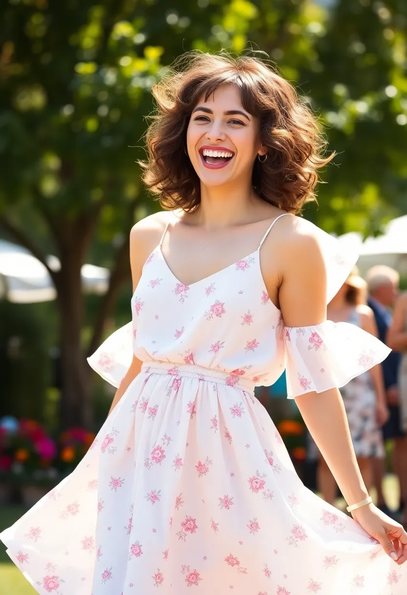 26 Layered Haircuts for Curly Hair That Add Volume - 12. Choppy Layers with Curly Bangs