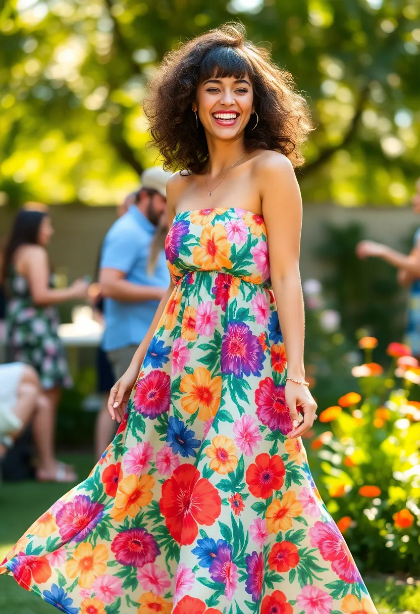 26 Layered Haircuts for Curly Hair That Add Volume - 6. Voluminous Curls with Choppy Bangs