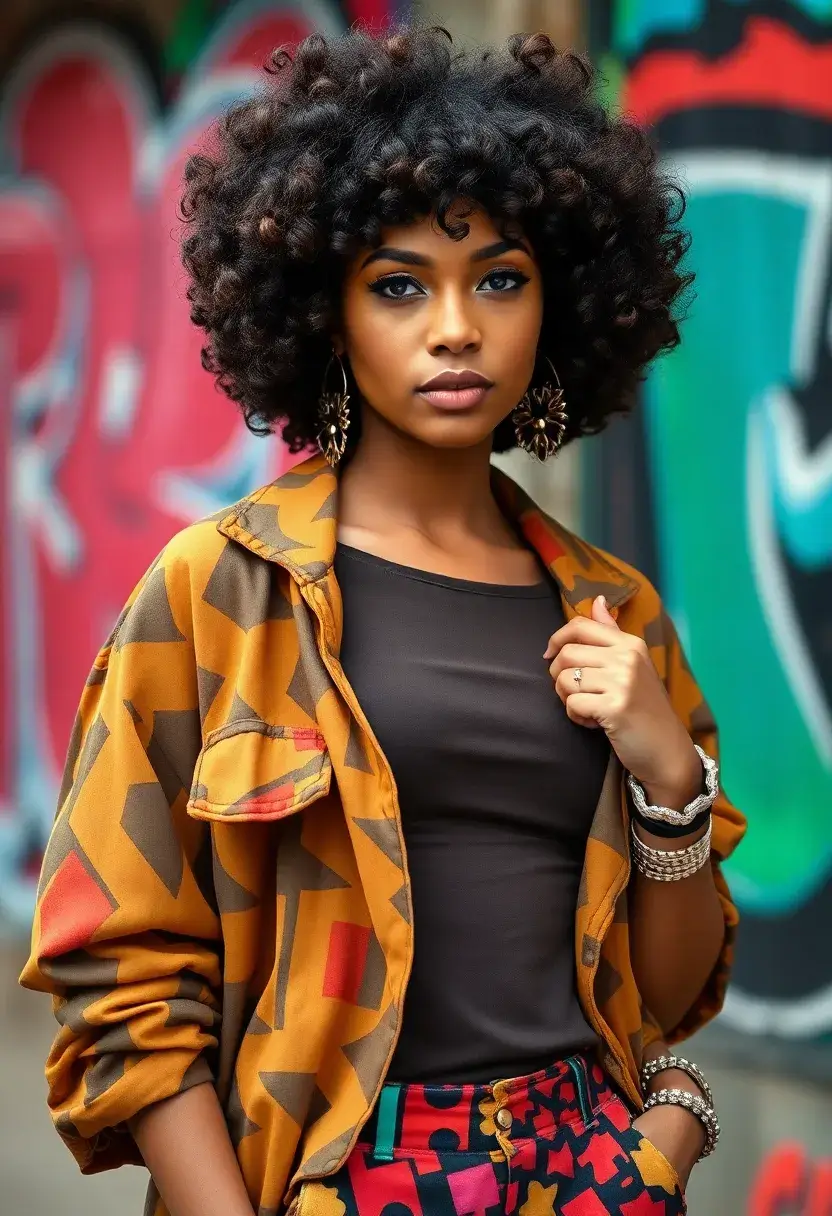 26 Layered Haircuts for Curly Hair That Add Volume - 8. Layered Bowl Cut with Curly Texture