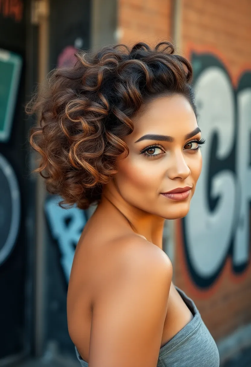 26 Permed Short Hairstyles That Make a Statement - 10. Curly Undercut