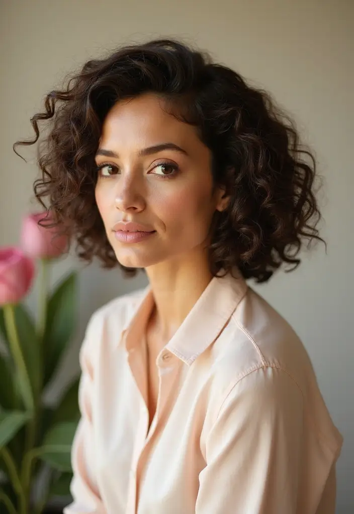 26 Popular Hairstyles Short That Make a Statement - 1. The Classic Curly Bob