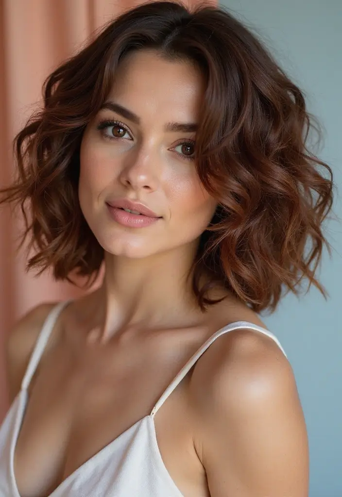 26 Short Butterfly Haircut Styles to Try Now - 1. Classic Curly Bob