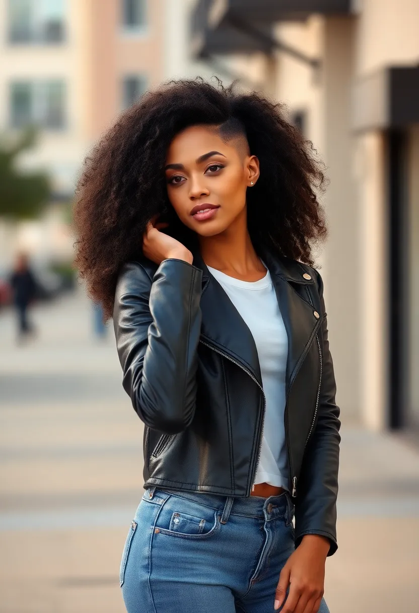 26 Short Butterfly Haircut Styles to Try Now - 11. Natural Curls with Undercut