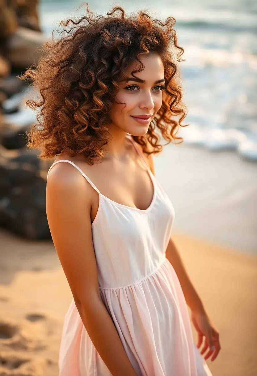 26 Short Butterfly Haircut Styles to Try Now - 15. Soft Beach Waves