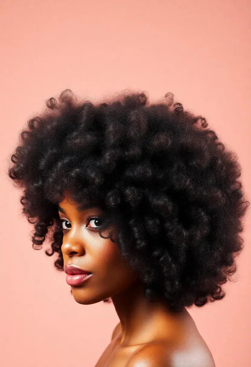 26 Short Butterfly Haircut Styles to Try Now - 5. Curly Afro