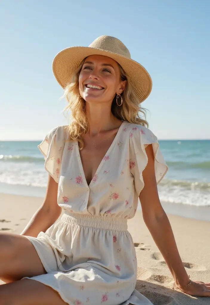 26 Short Hairstyles for Over 60 That Look Fabulous - 13. Curly Beach Waves