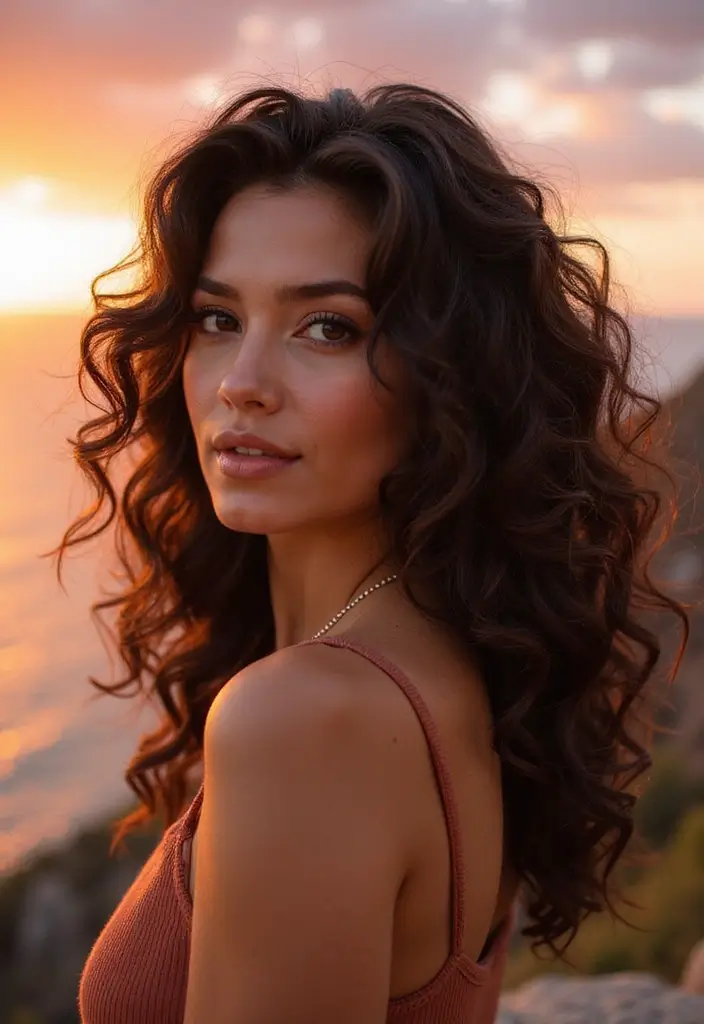 26 Short Layered Haircuts to Update Your Style - 8. Voluminous Layered Curls