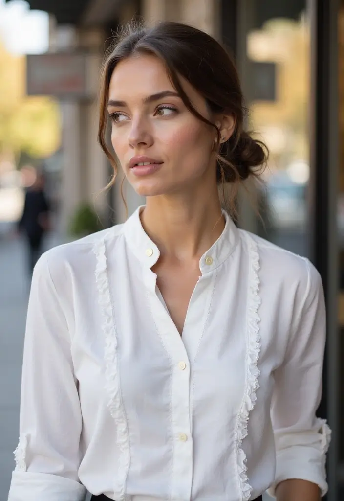 26 Simple Hairstyles That Look Effortlessly Chic - 1. Classic Low Bun