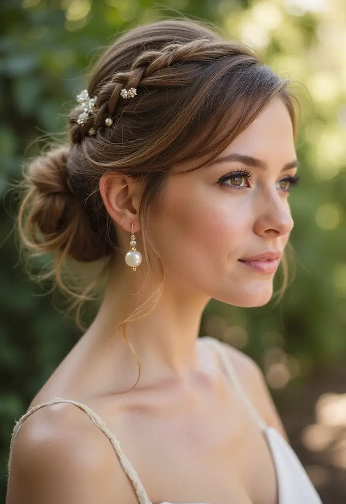 26 Simple Hairstyles That Look Effortlessly Chic - 16. Quick Side Updo