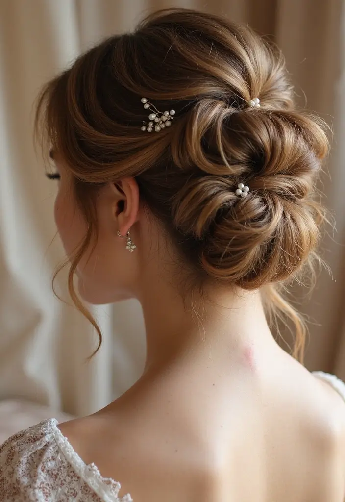 26 Simple Hairstyles That Look Effortlessly Chic - 23. Soft Curly Updo