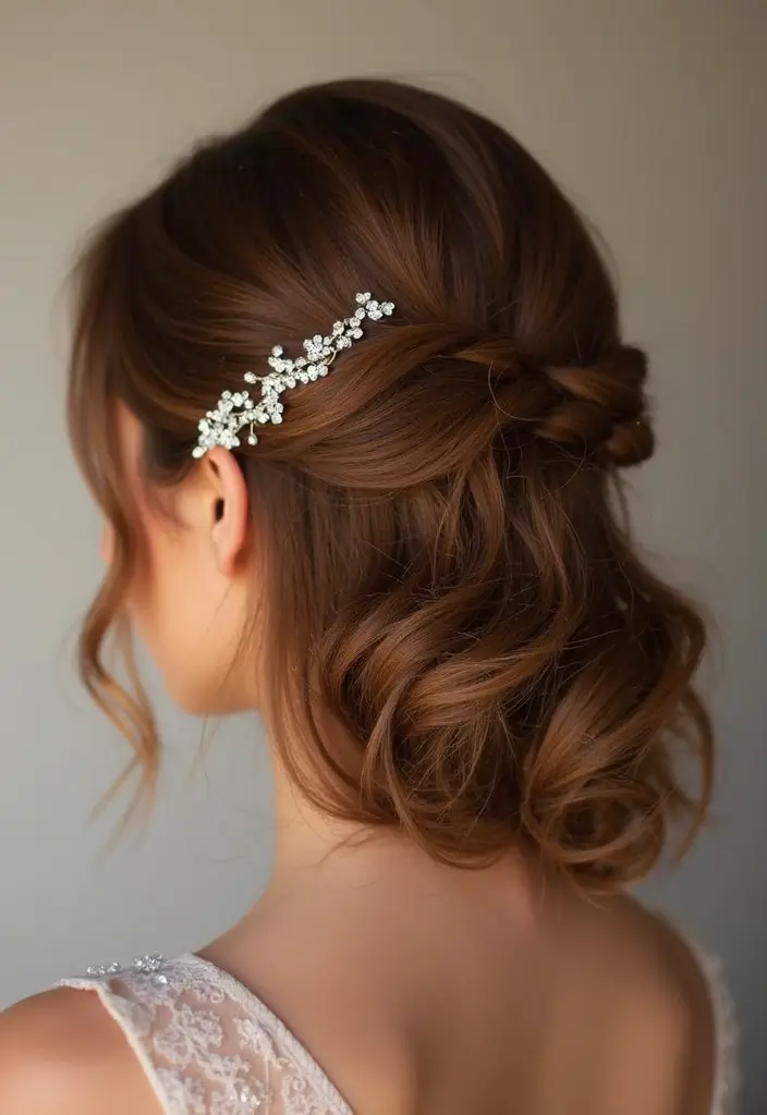 26 Simple Hairstyles That Look Effortlessly Chic - 5. Half-Up Twist