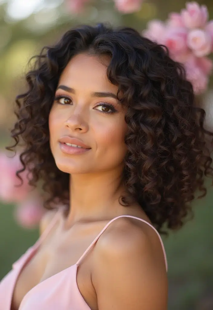 27 Chic Hairstyles Latina Women Are Loving Right Now - 23. Soft Curly Updo
