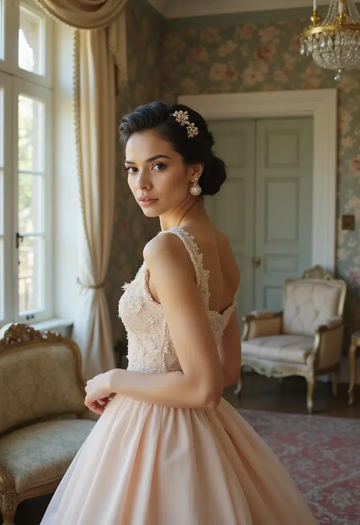 27 Chic Hairstyles Latina Women Are Loving Right Now - 25. Vintage Updo