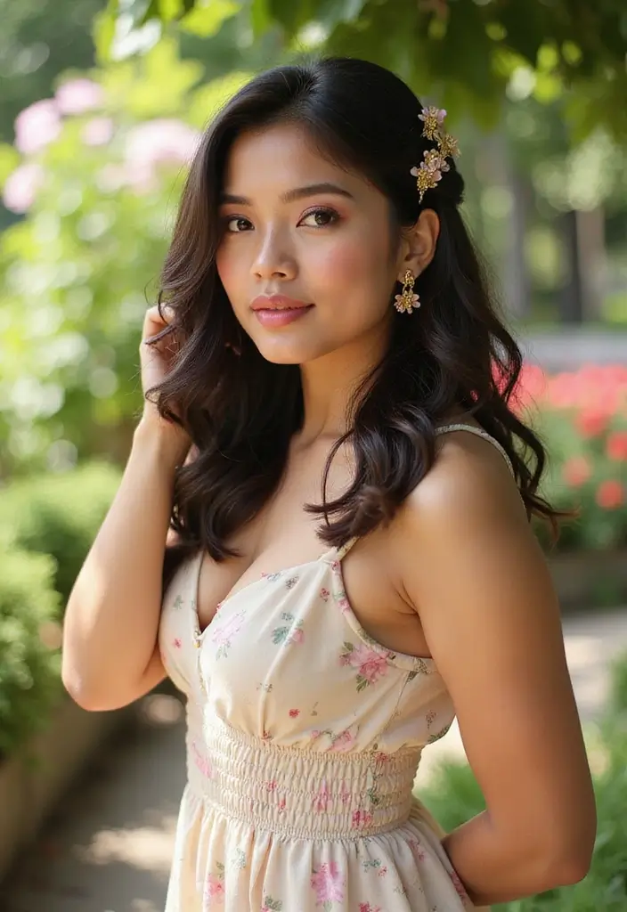 27 Chic Hairstyles Latina Women Are Loving Right Now - 5. Half-Up, Half-Down