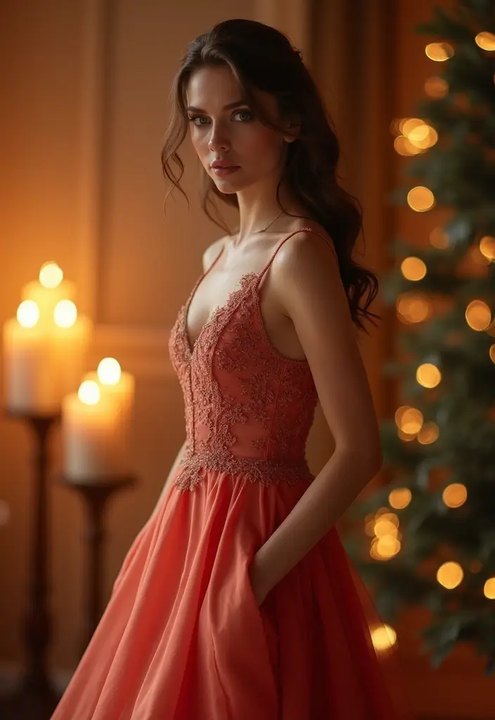 27 Christmas Hairstyles for Medium Hair That Are Festive - 13. Side Swept Curls