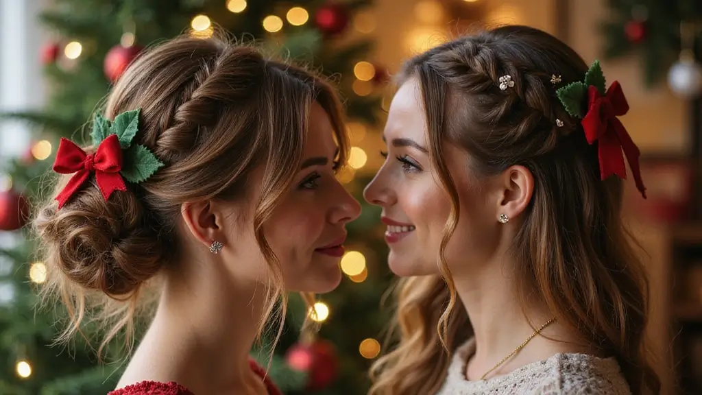 27 Christmas Hairstyles for Medium Hair That Are Festive