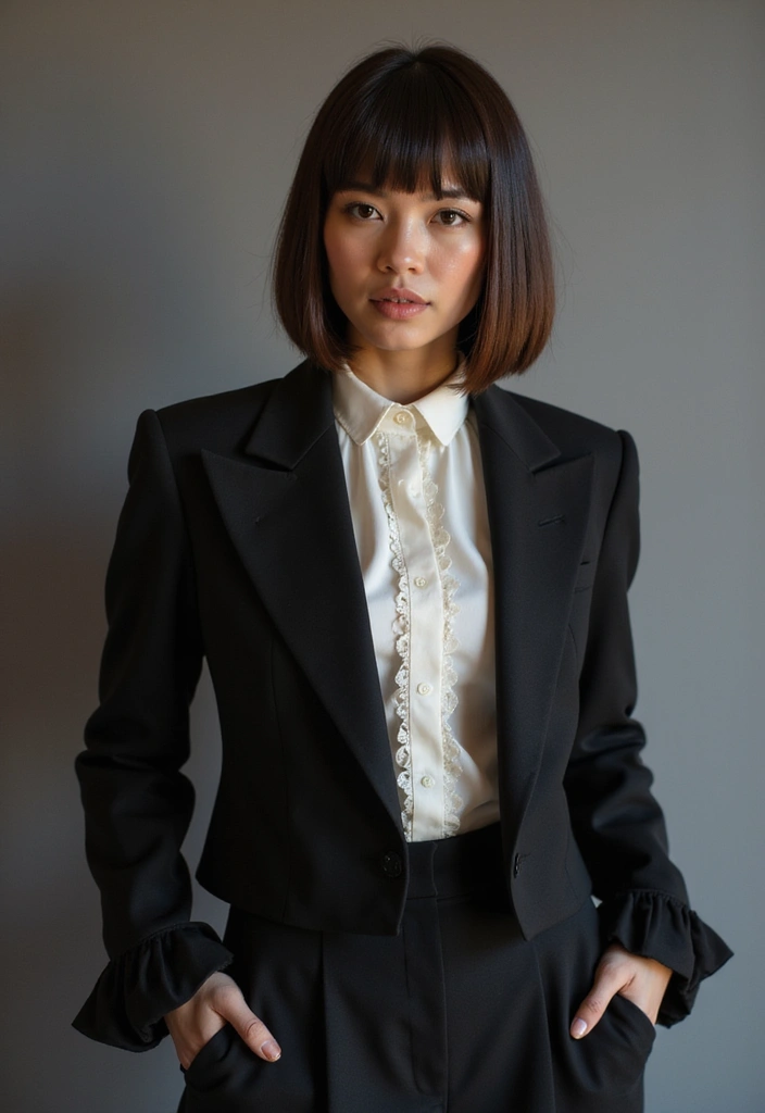 27 Elegant Hairstyles Straight Hair Beauties Will Adore - 14. Sharp Blunt Cut