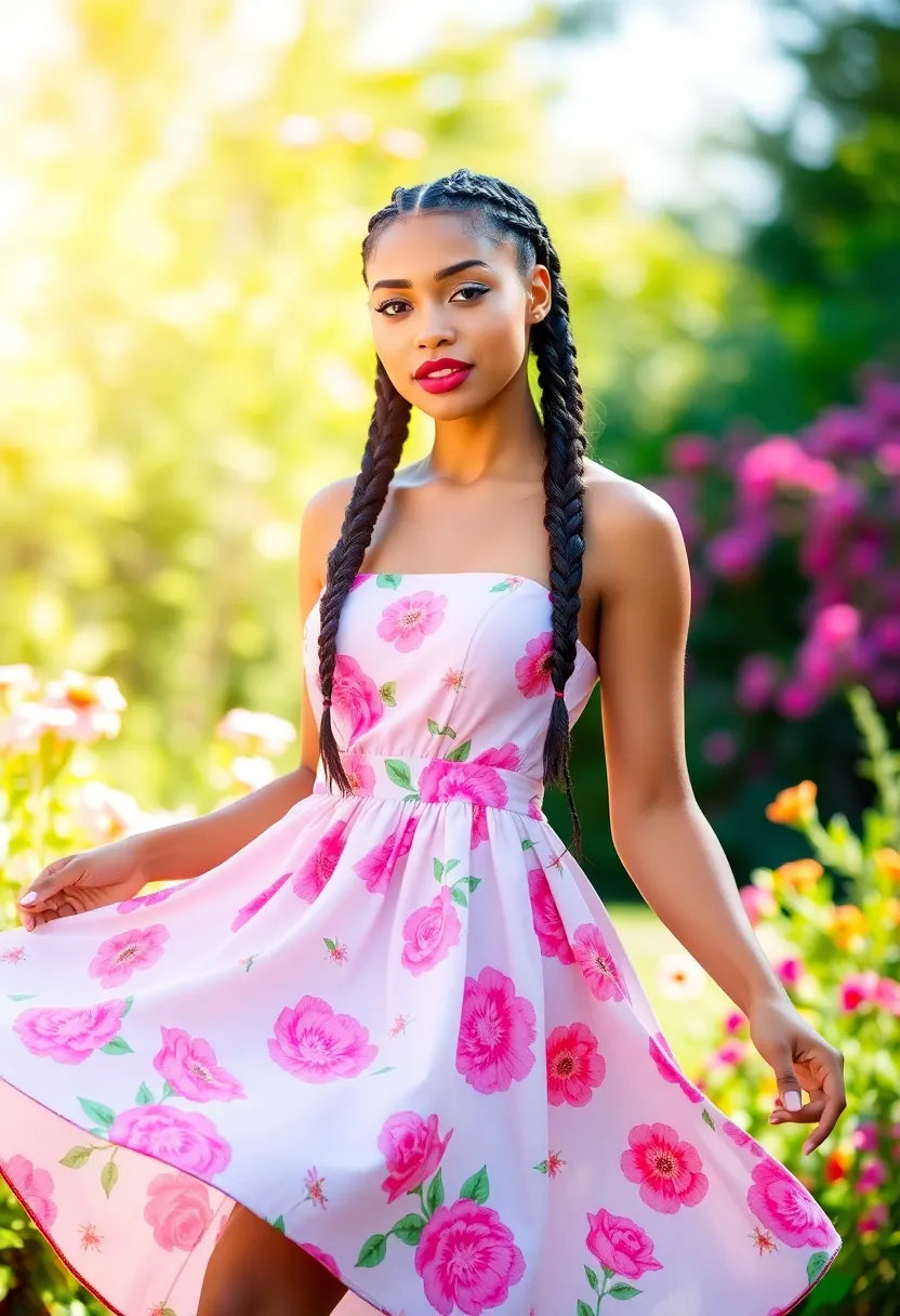 27 Elegant Hairstyles Straight Hair Beauties Will Adore - 18. Double Braids