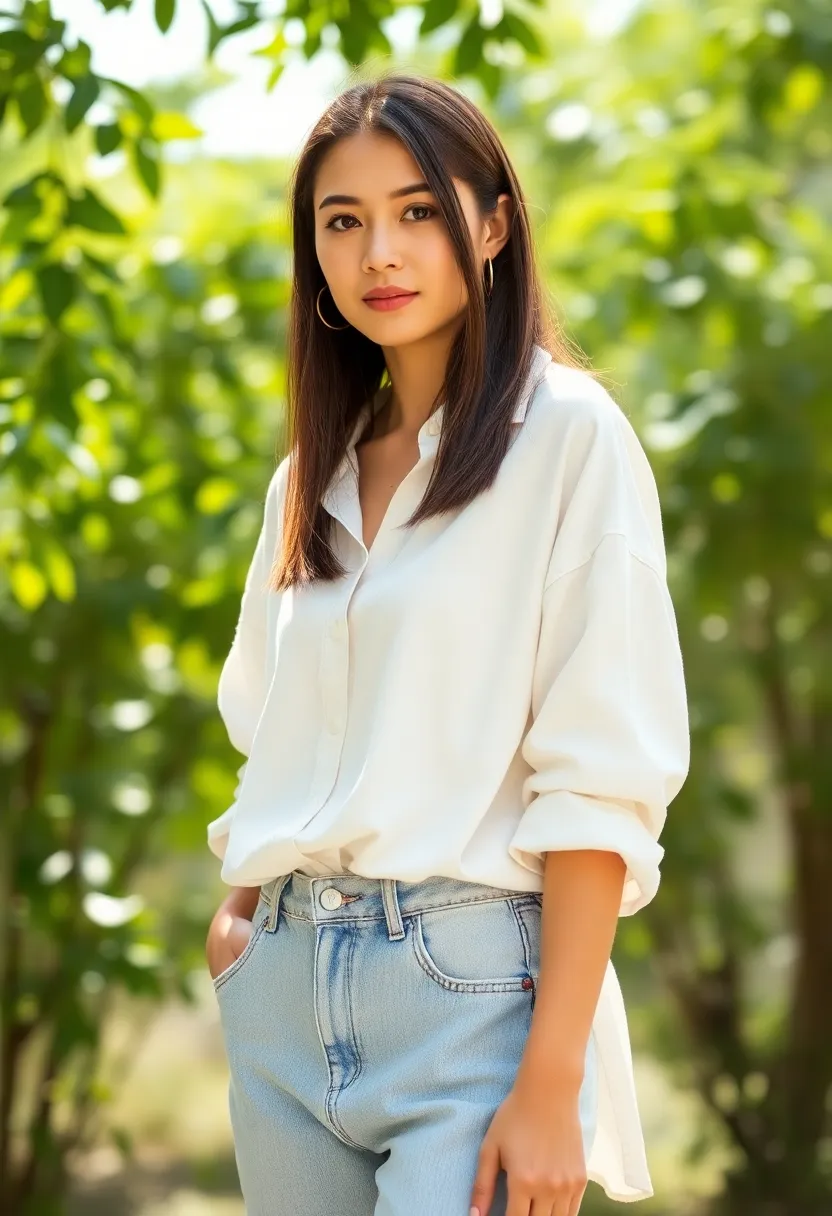 27 Elegant Hairstyles Straight Hair Beauties Will Adore - 19. Hair Down with a Twist