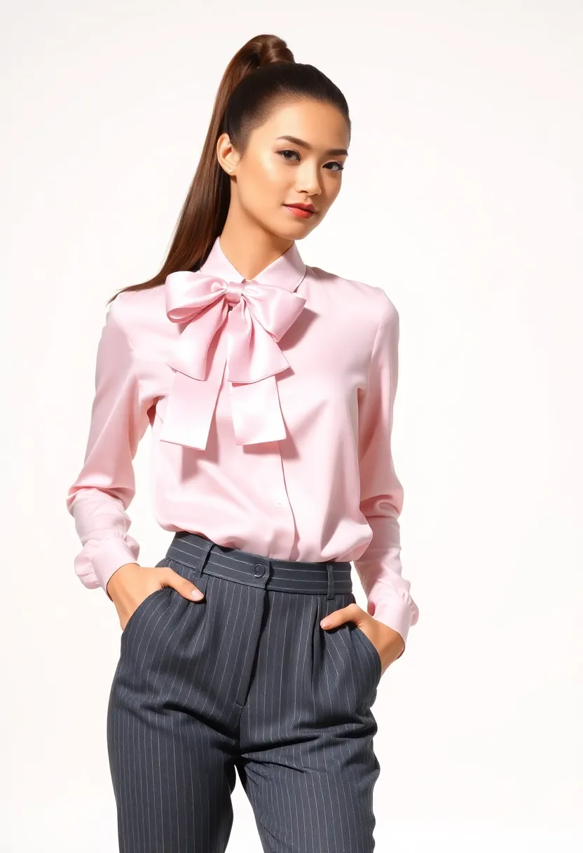 27 Elegant Hairstyles Straight Hair Beauties Will Adore - 23. Sleek Hair with a Bow