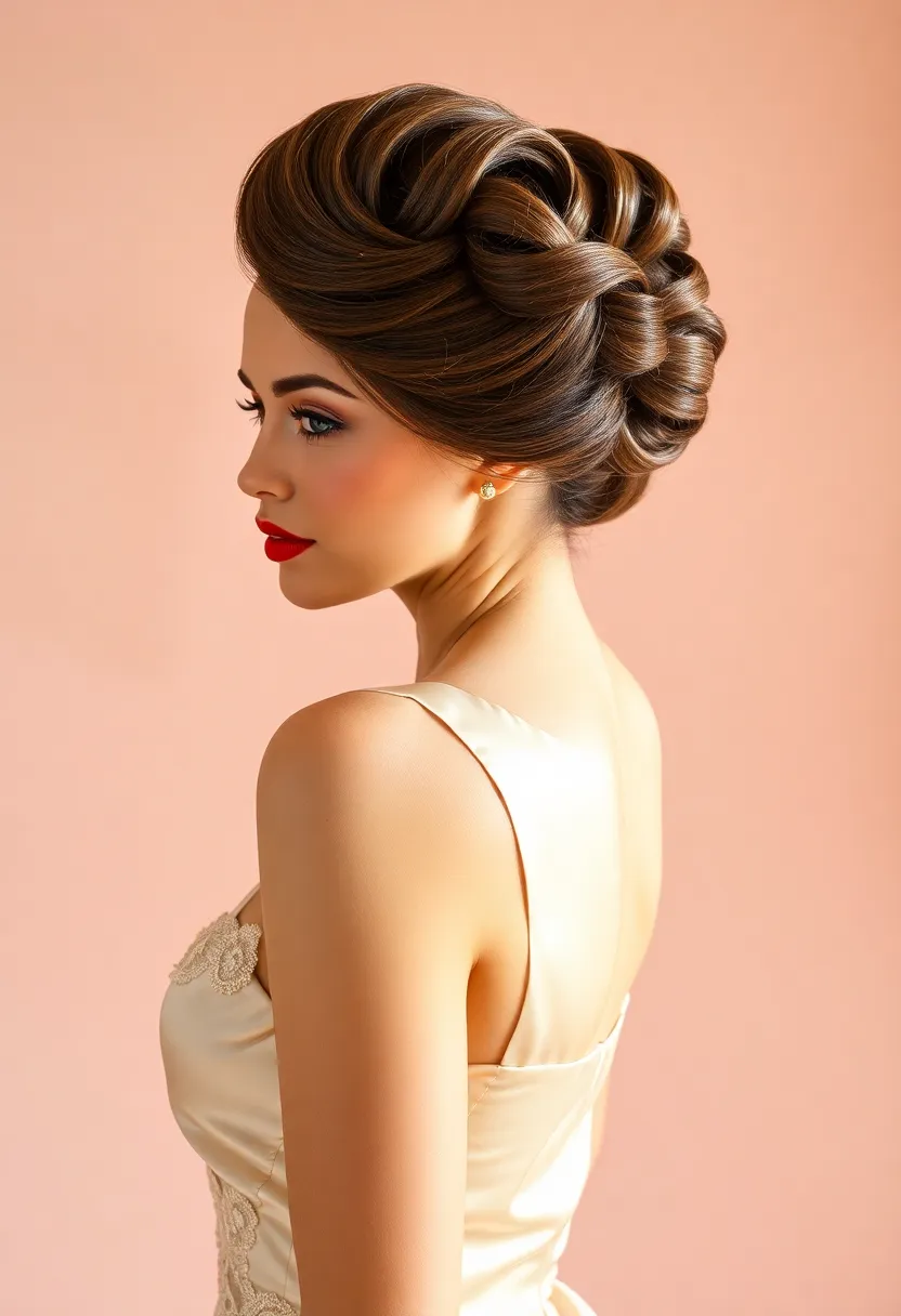 27 Elegant Hairstyles Straight Hair Beauties Will Adore - 25. Decorative Pin Updo