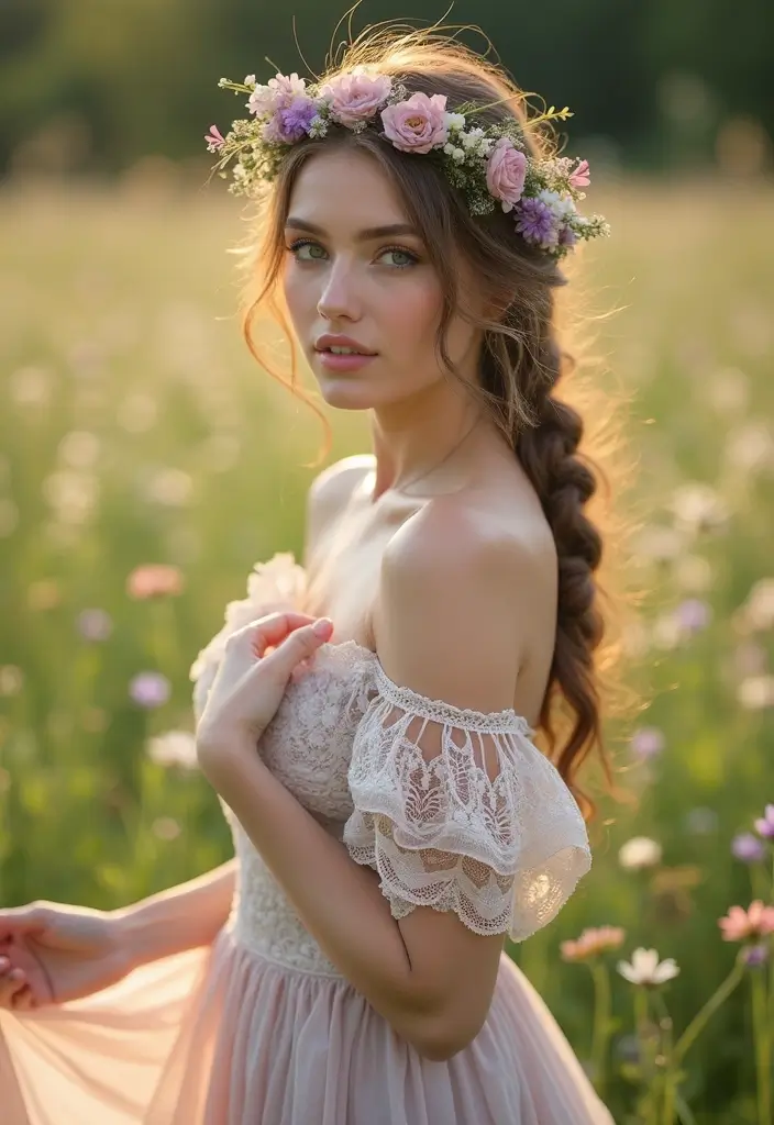 27 Elegant Hairstyles Straight Hair Beauties Will Adore - 4. Braided Crown