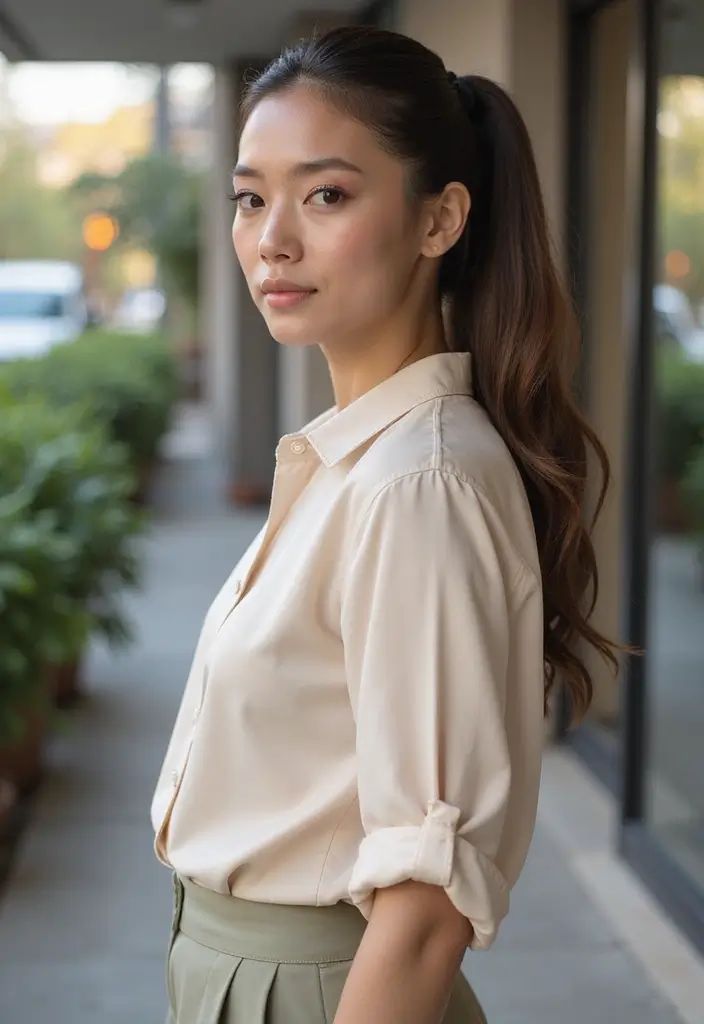 27 Elegant Hairstyles Straight Hair Beauties Will Adore - 6. Chic Side Ponytail