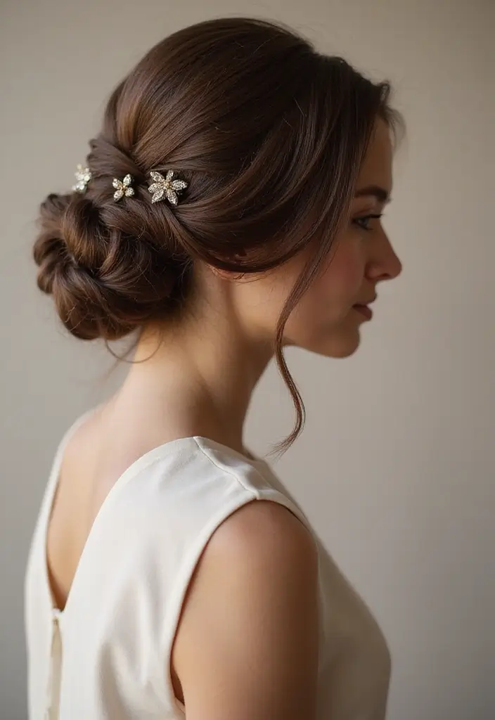 27 Elegant Hairstyles Straight Hair Beauties Will Adore - 9. French Twist