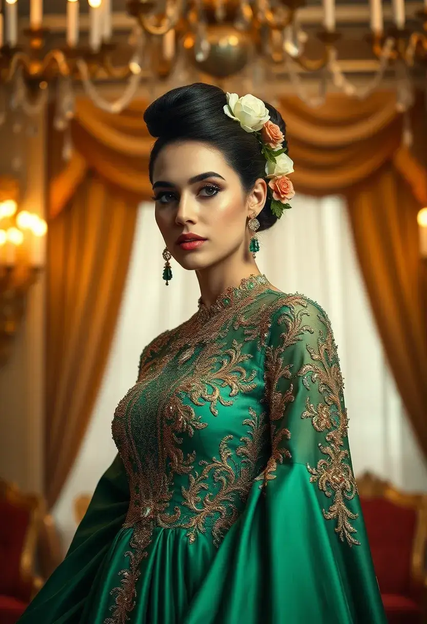 27 Hair Styles Drawing Ideas for Creative Inspiration - 11. Regal Top Knot