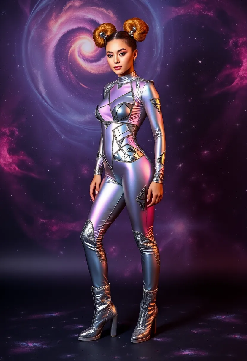 27 Hair Styles Drawing Ideas for Creative Inspiration - 12. Futuristic Space Buns