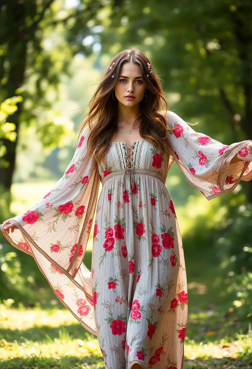 27 Hair Styles Drawing Ideas for Creative Inspiration - 18. Flowy Hippie Locks