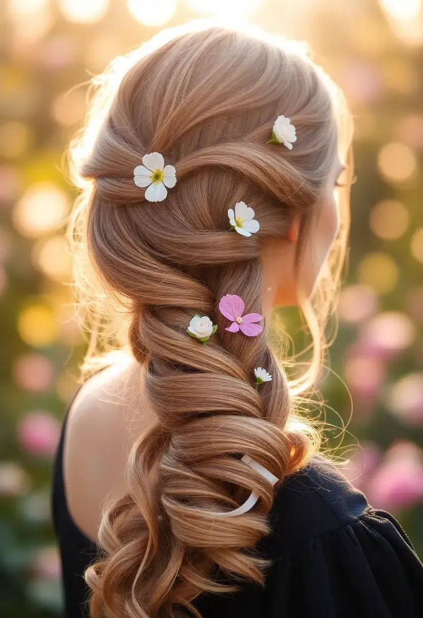 27 Hair Styles Drawing Ideas for Creative Inspiration - 19. Charming Side Braid
