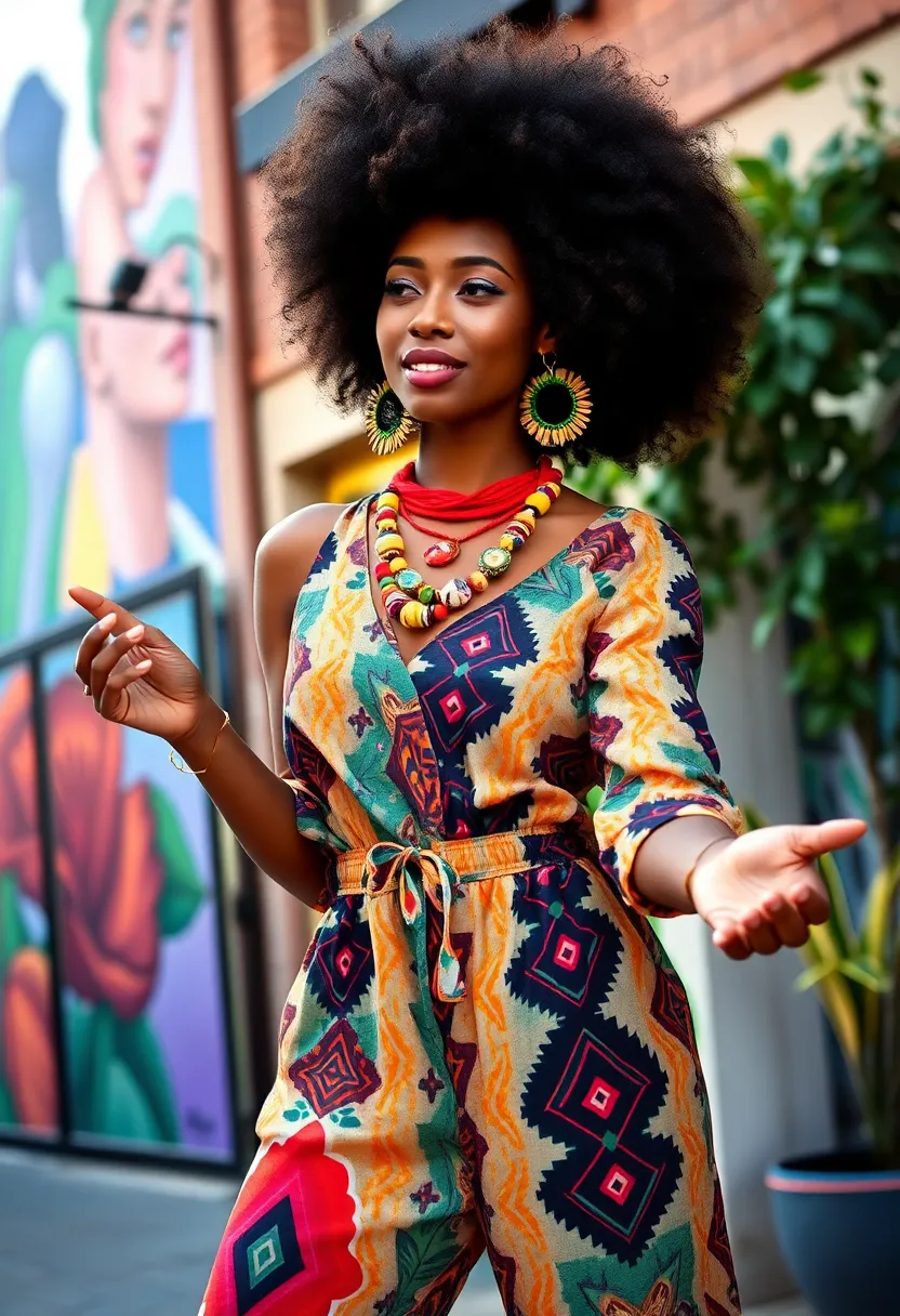 27 Hair Styles Drawing Ideas for Creative Inspiration - 20. Spirited Afro Textures