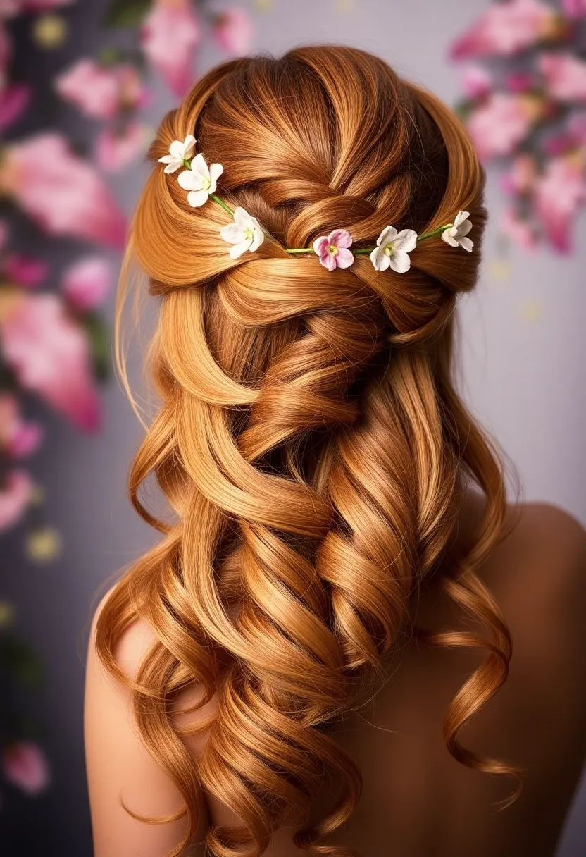 27 Hair Styles Drawing Ideas for Creative Inspiration - 26. Romantic Twisted Styles