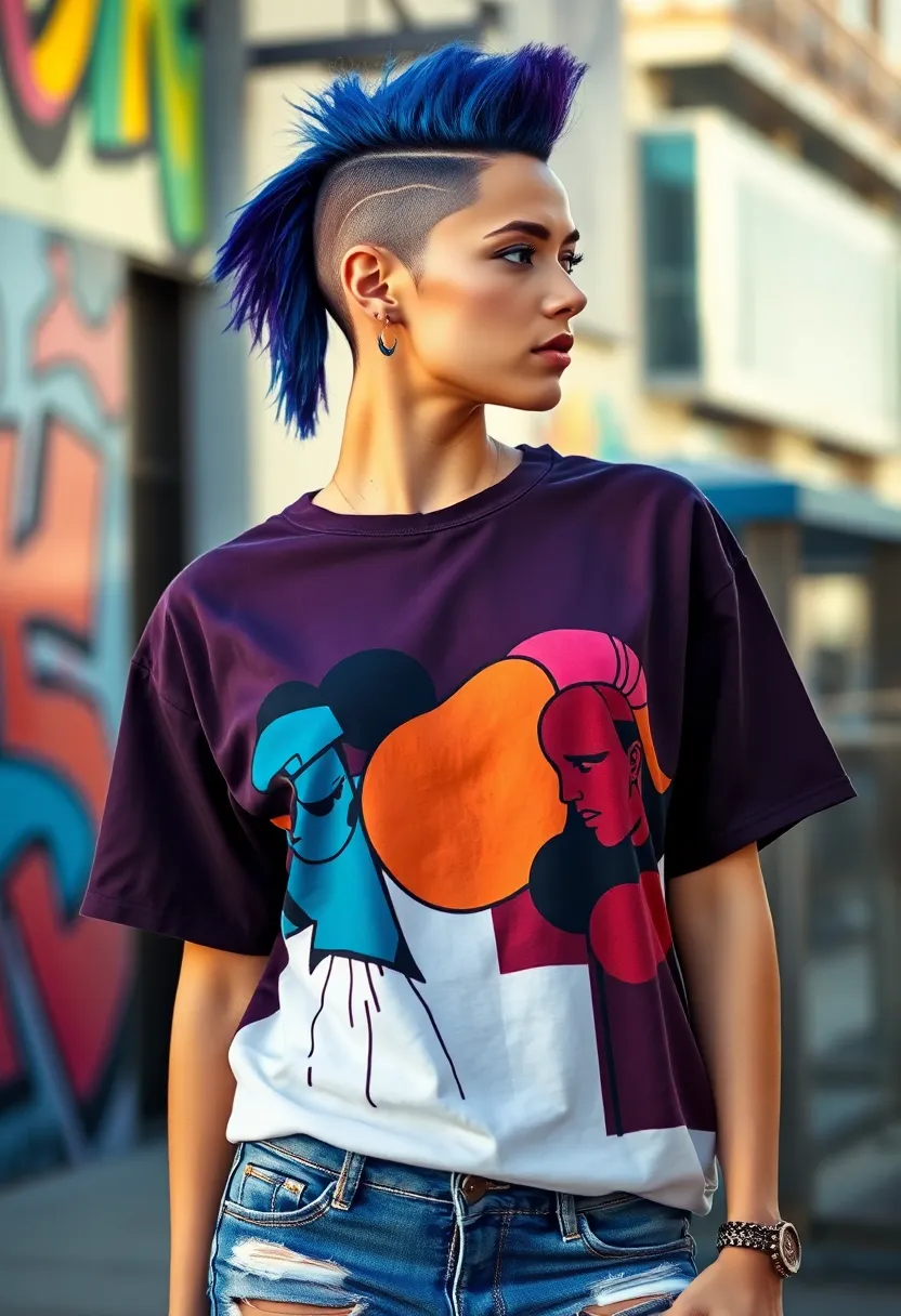 27 Hair Styles Drawing Ideas for Creative Inspiration - 27. Daring Undercut Styles
