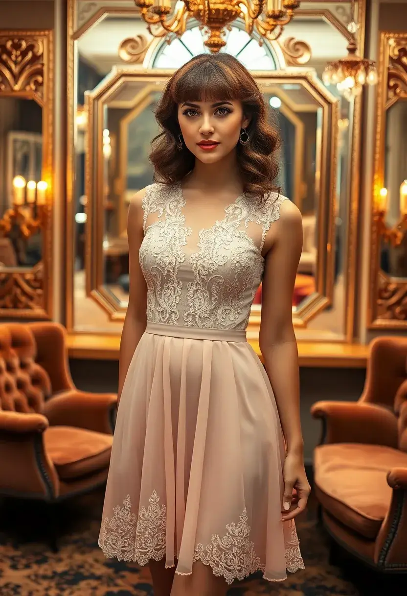 27 Hair Styles with Bangs That Frame Perfectly - 15. Vintage Curls with Bangs