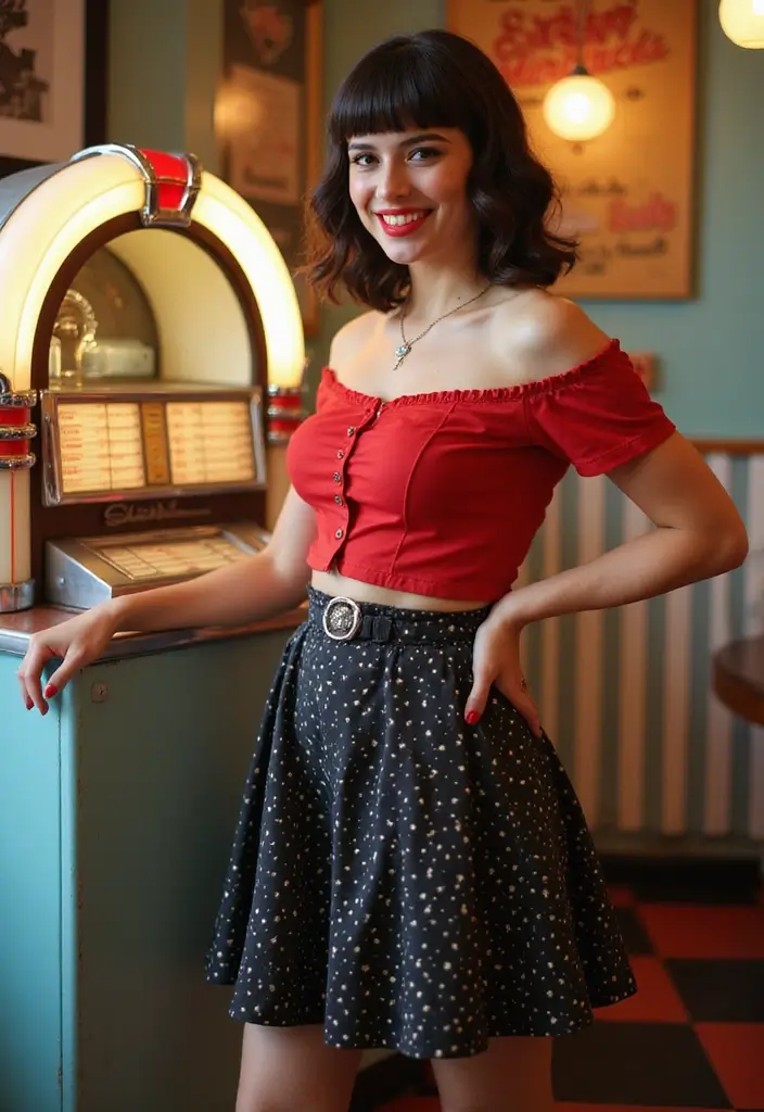 27 Haircut Bangs Ideas to Change Up Your Look - 10. Vintage Pin-Up Bangs