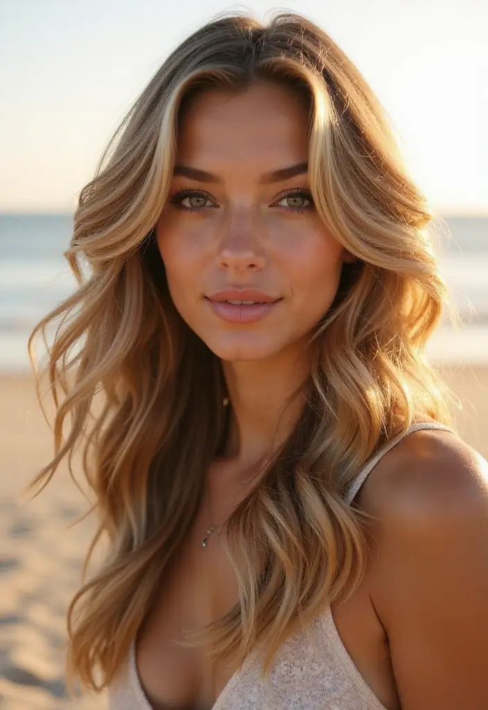 27 Haircut Inspo Long Styles for a Fresh Look - 1. Beachy Waves