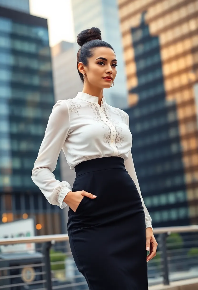 27 Haircut Inspo Long Styles for a Fresh Look - 18. Sleek High Bun