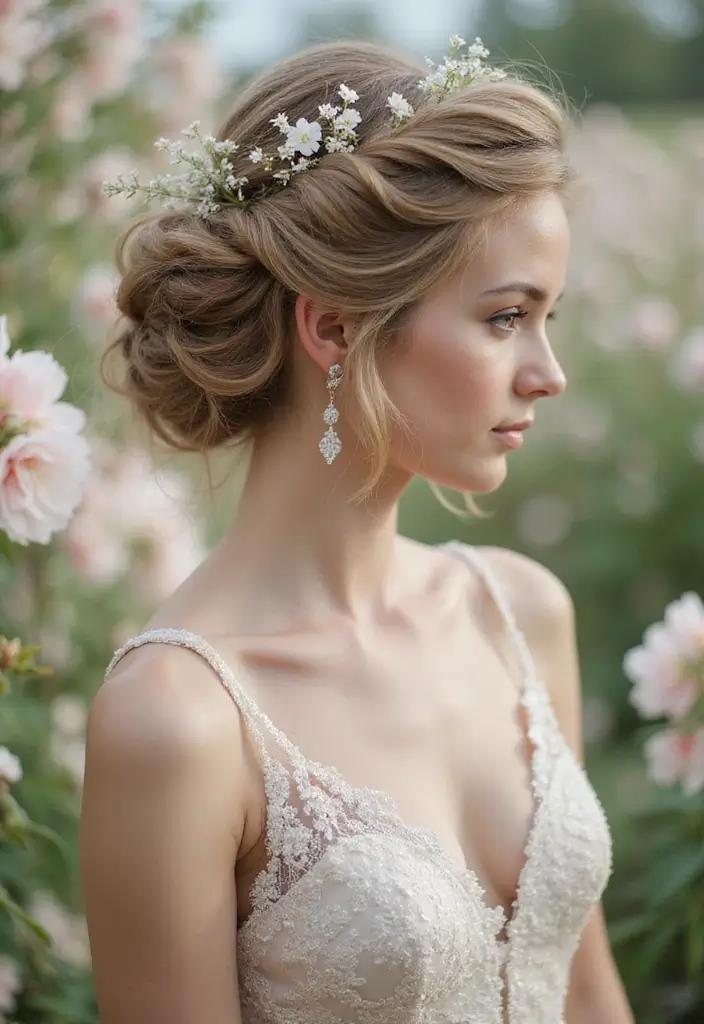 27 Haircut Layers That Add Volume and Style - 21. Layered Wedding Updo