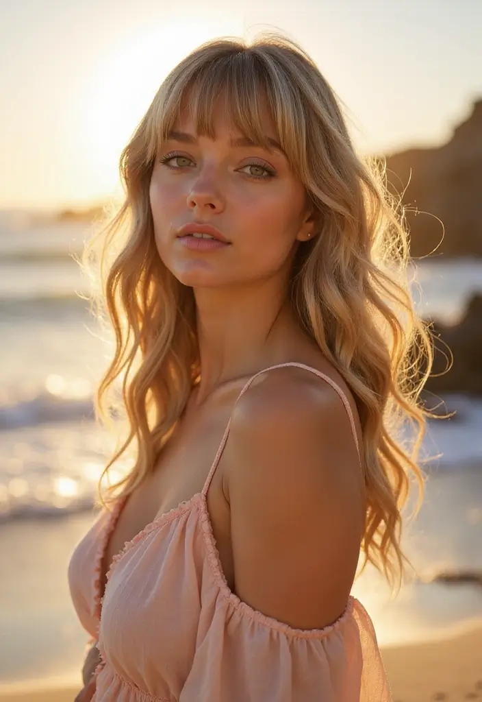 27 Haircut Layers That Add Volume and Style - 26. Layered Curtain Bangs