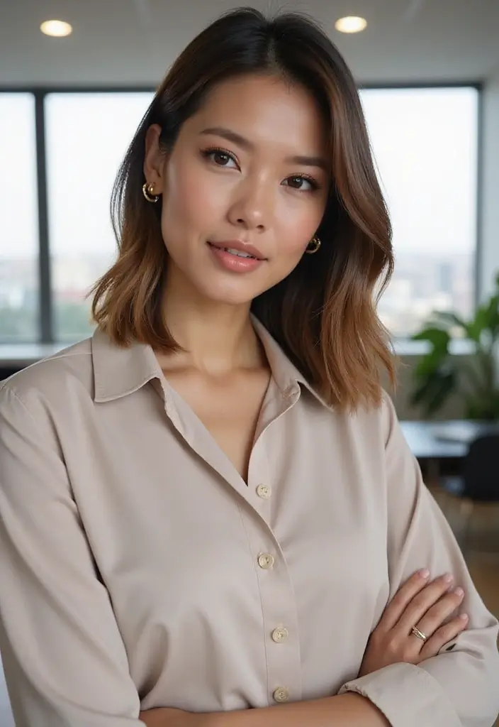 27 Haircut Long Styles That Are Easy to Manage - 1. Blunt Cut with Subtle Layers