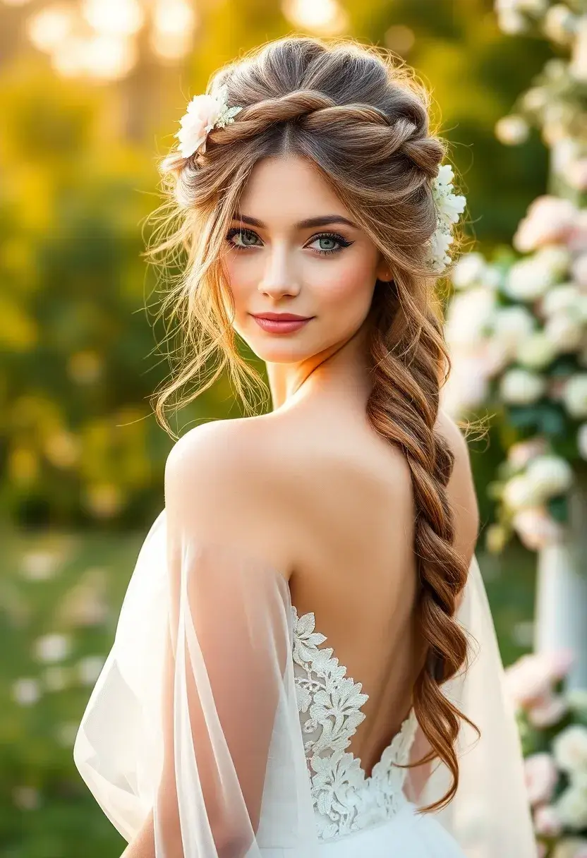 27 Haircut Long Styles That Are Easy to Manage - 27. Layered Updo with Loose Strands