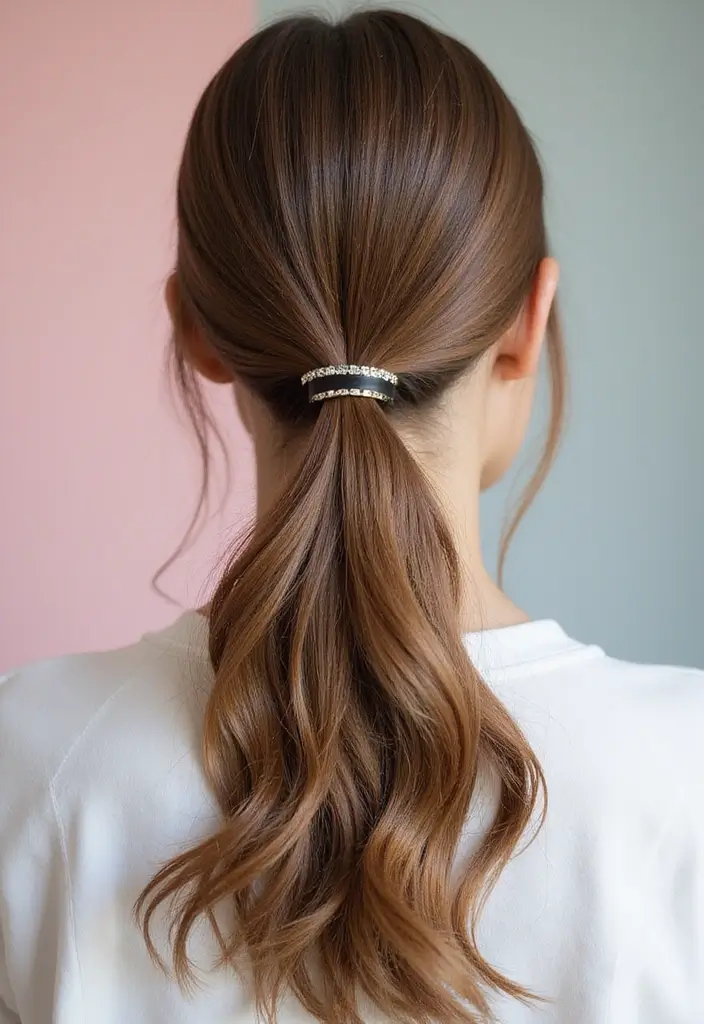 27 Hairstyles for Long Hair That Never Go Out of Style - 14. Sleek Low Ponytail