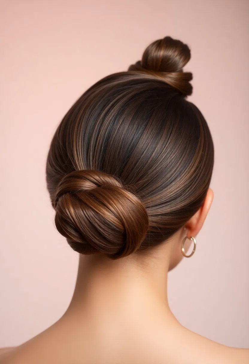 27 Hairstyles for Long Hair That Never Go Out of Style - 20. Simple Knot Bun