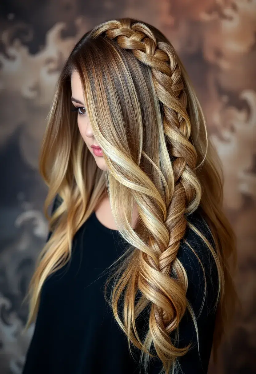 27 Hairstyles for Long Hair That Never Go Out of Style - 26. Asymmetric Braid
