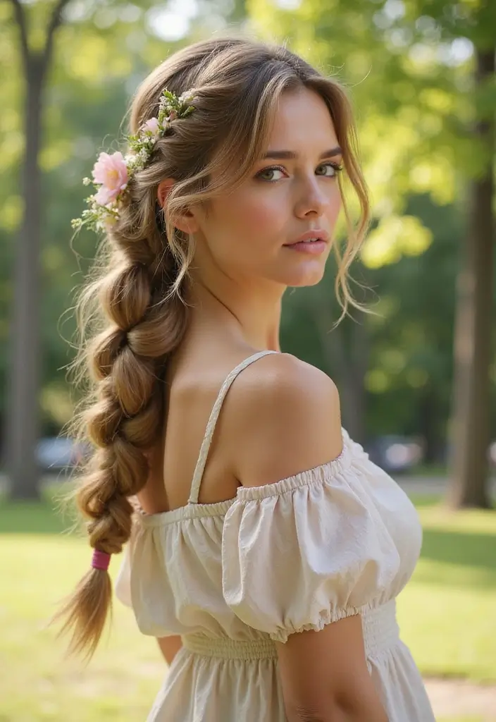 27 Hairstyles for Long Hair That Never Go Out of Style - 4. Side Braid