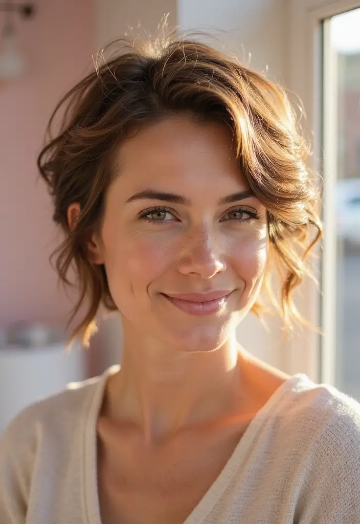 27 Hairstyles for Thin Hair Fine Over 50 That Work Wonders - 2. Pixie Cut with Volume